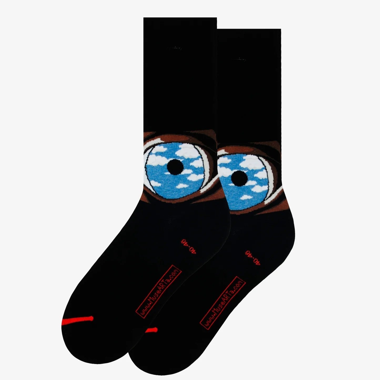 René Magritte "The False Mirror" Socks, 2 sizes