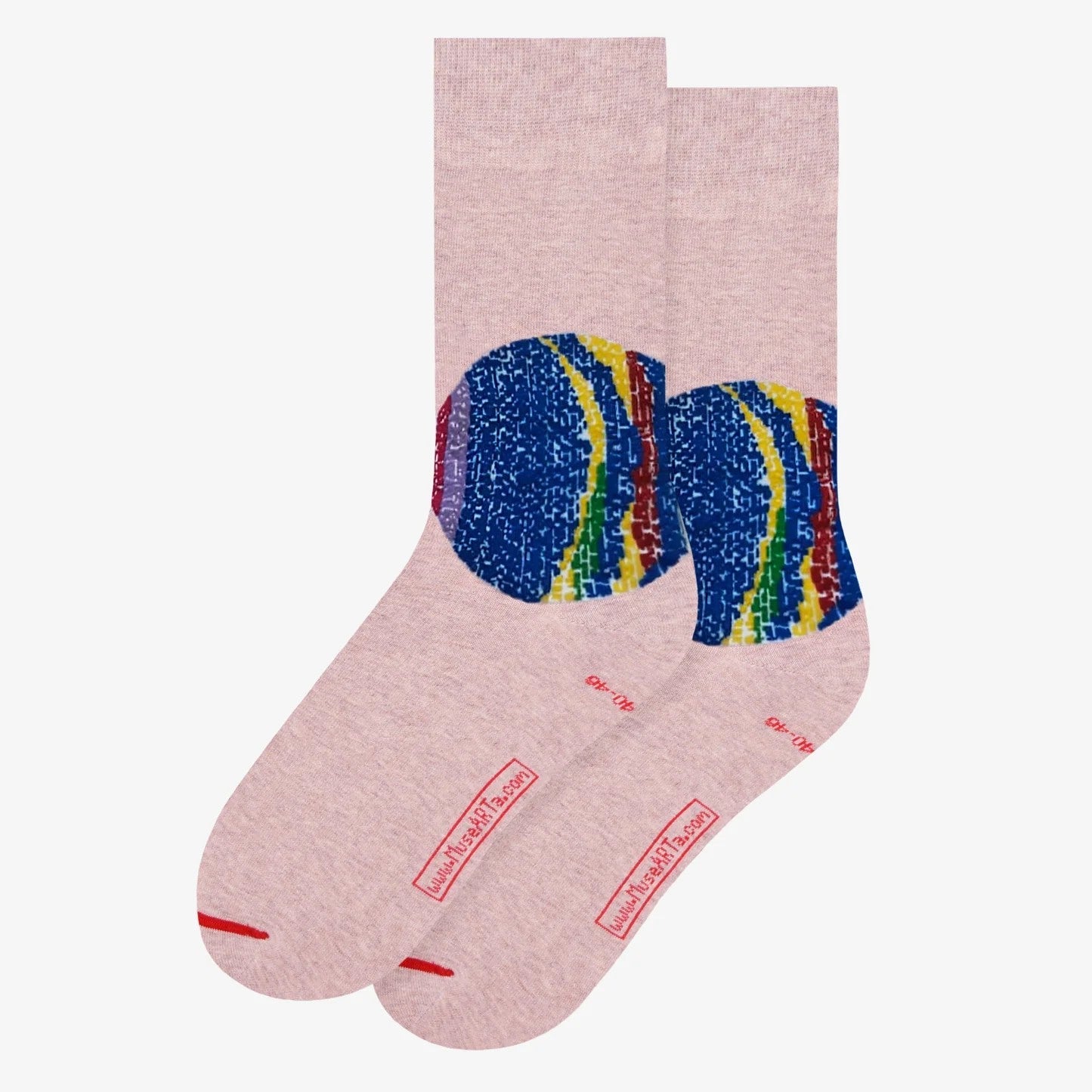 Alma Thomas "Snoopy Sees a Sunrise" Socks, 2 sizes