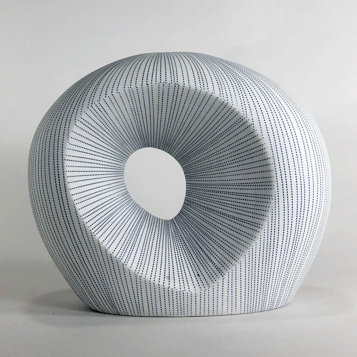 Artura Porcelain Vase, Indigo on White