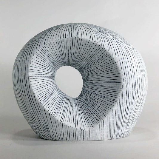 Artura Porcelain Vase, Indigo on White