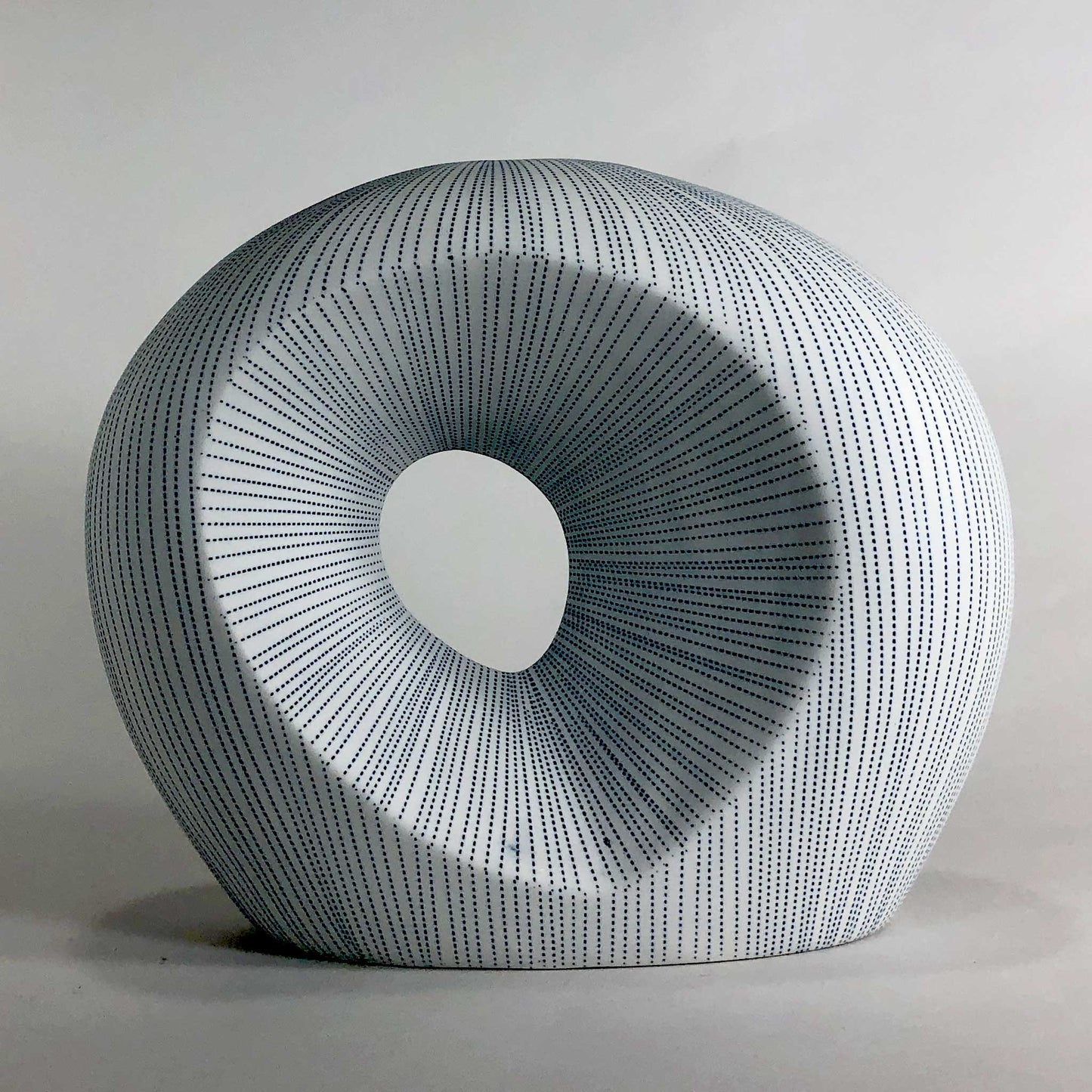 Artura Porcelain Vase, Indigo on White
