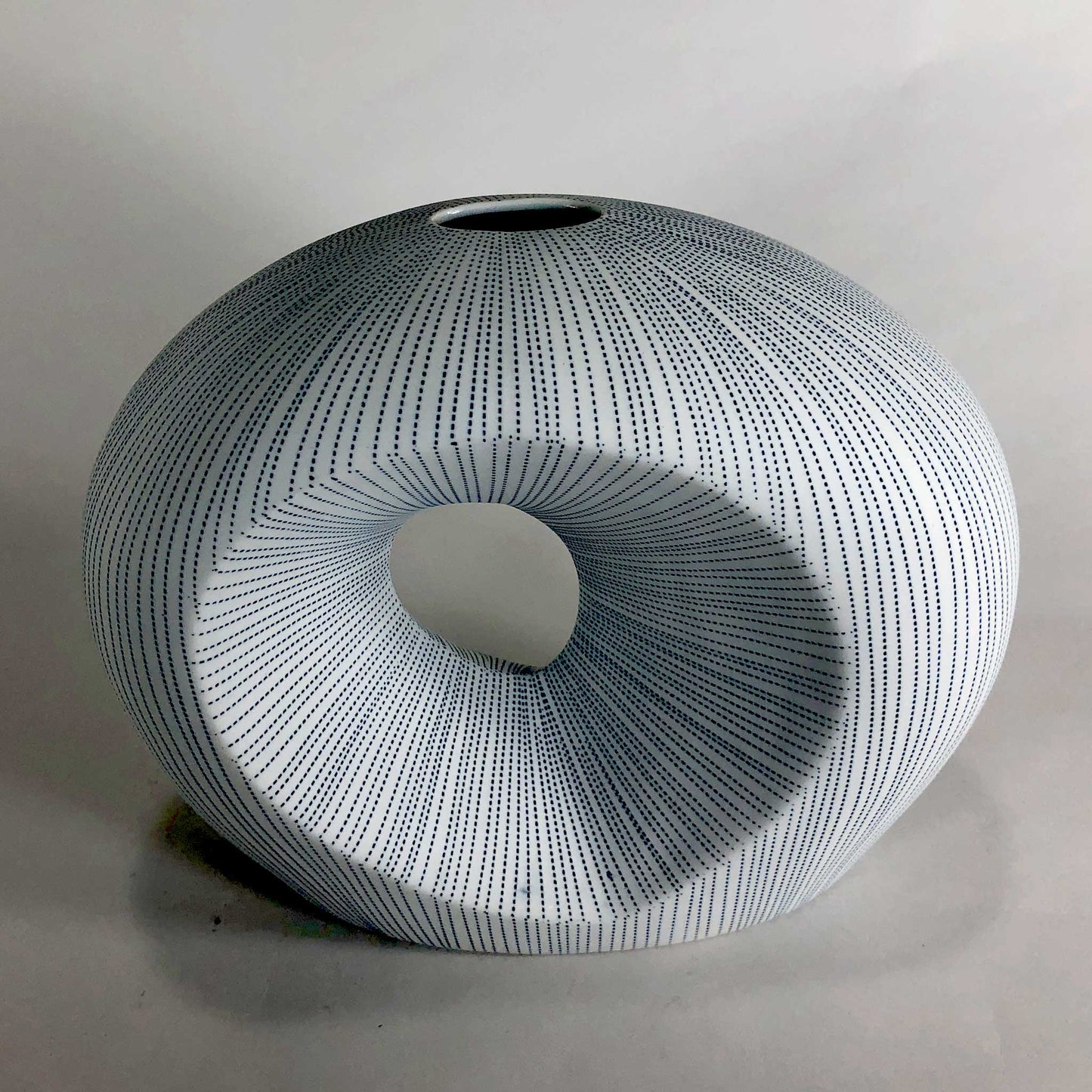 Artura Porcelain Vase, Indigo on White