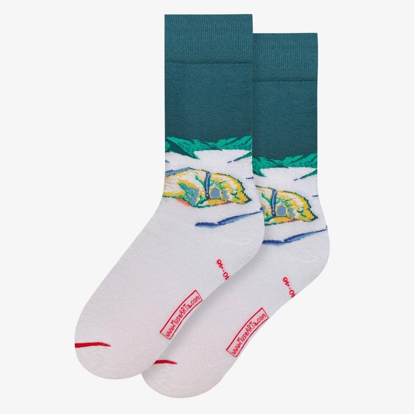 Franz Marc "Lying Dog in Snow" Socks, 2 sizes