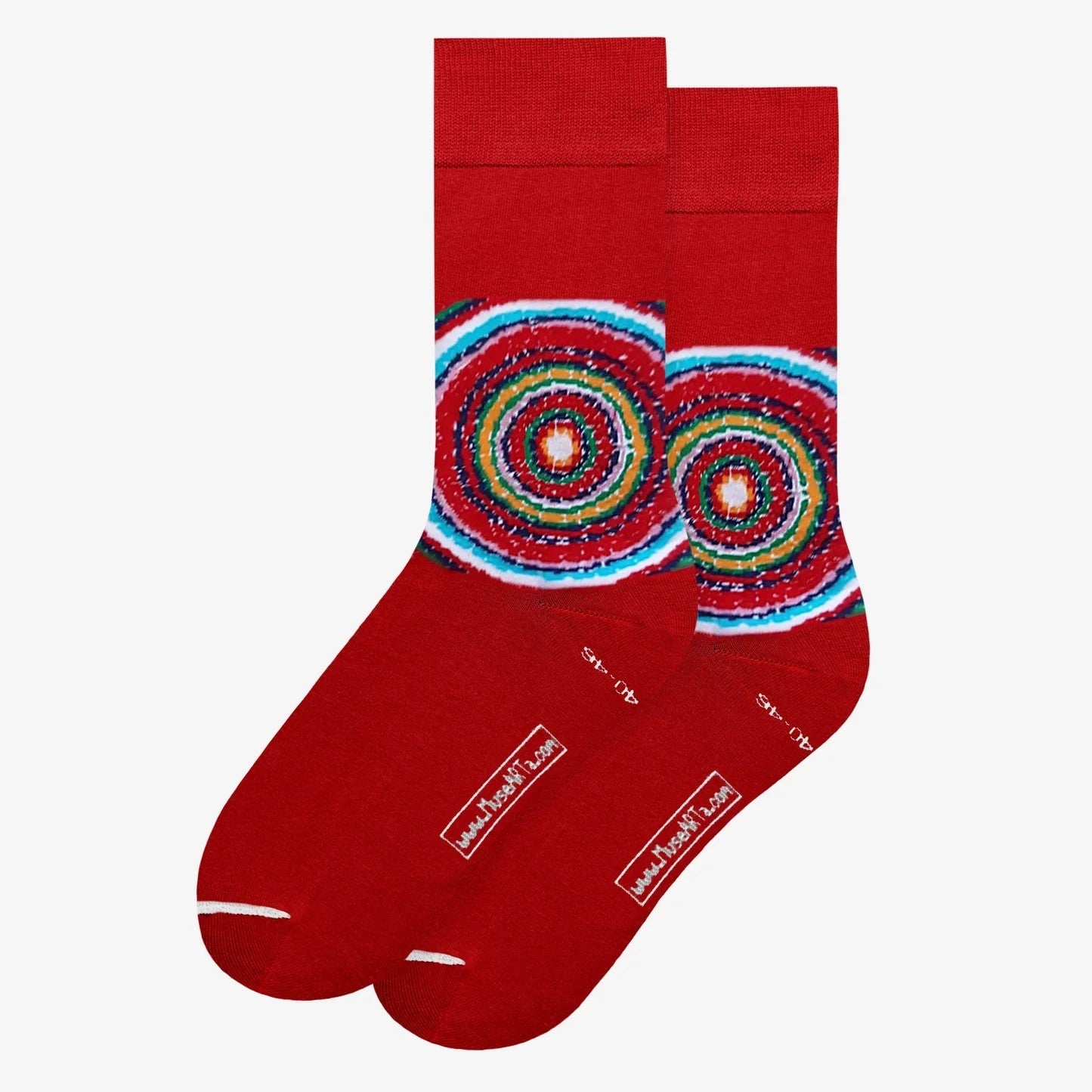 Alma Thomas "Pansid Washingtonis" Socks, 2 sizes