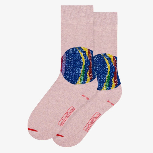 Alma Thomas "Snoopy Sees a Sunrise" Socks, 2 sizes