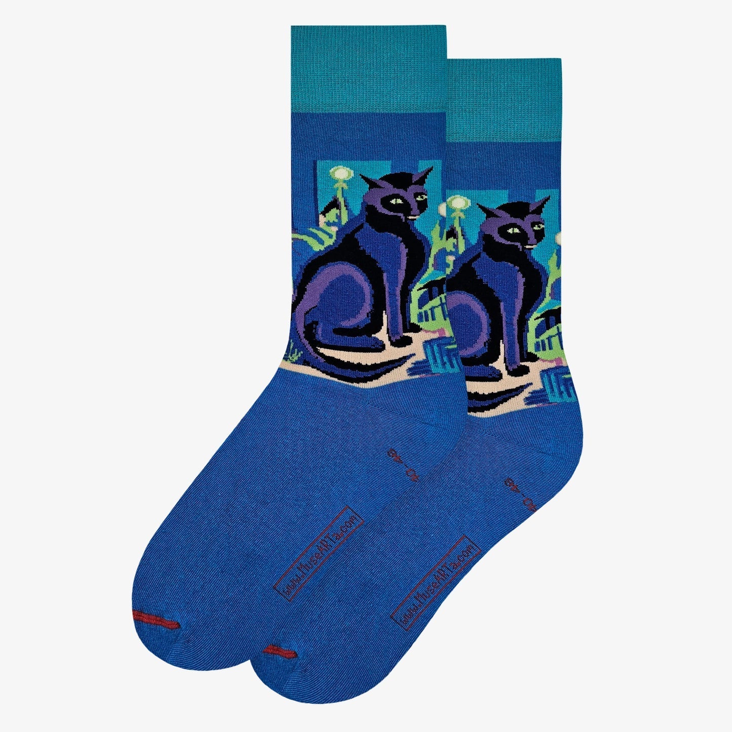 Ernst Ludwig Kirchner "Black Cat" Socks, 2 sizes