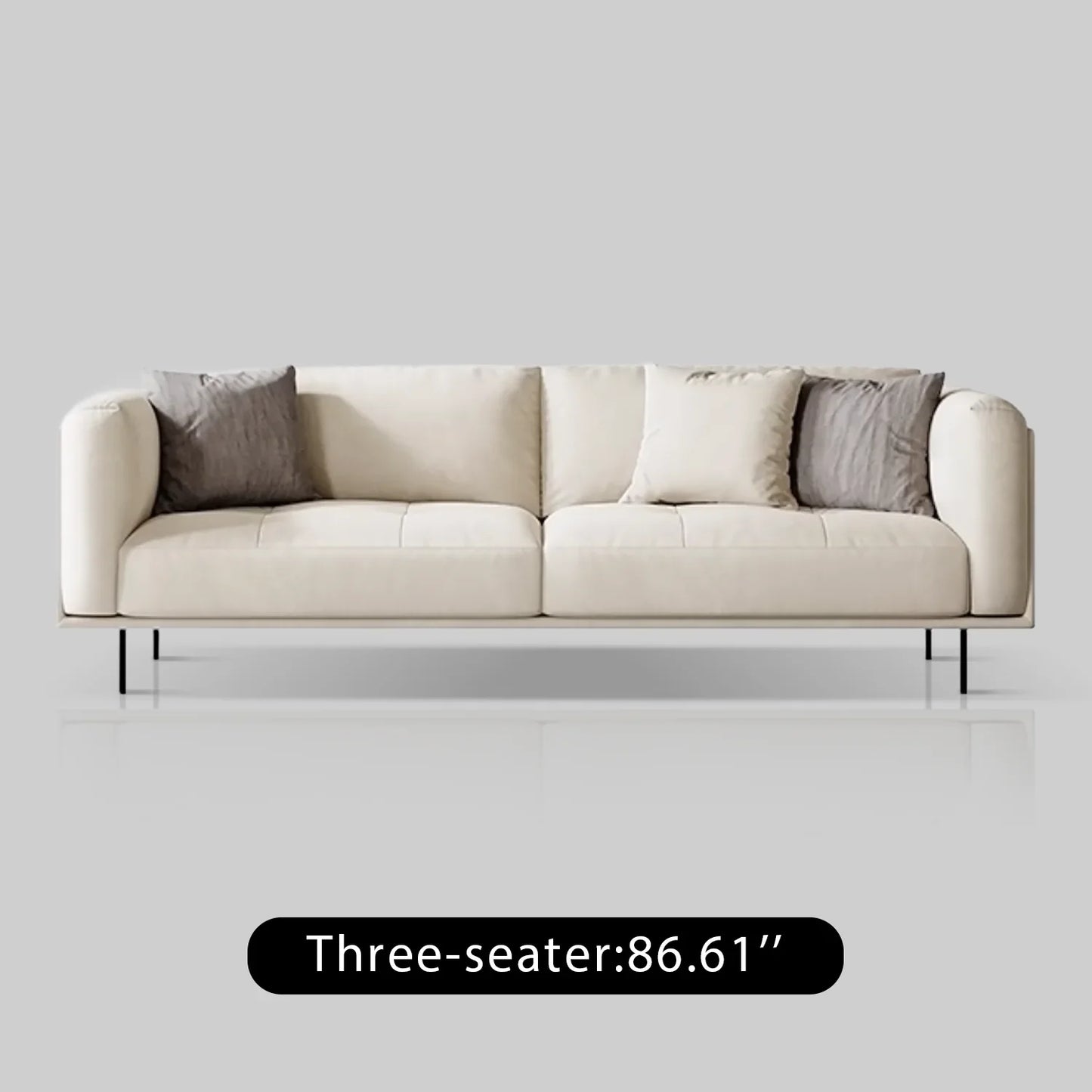 Italian Minimalist Matte Tech Fabric Sofa